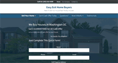 Desktop Screenshot of easyexithomebuyers.com