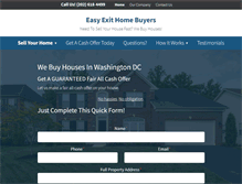 Tablet Screenshot of easyexithomebuyers.com